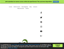 Tablet Screenshot of experciencia.com